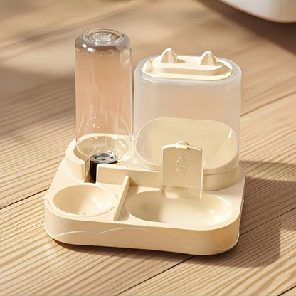 2-in-1 Pet Feeder And Water Dispenser For Cats And Dogs