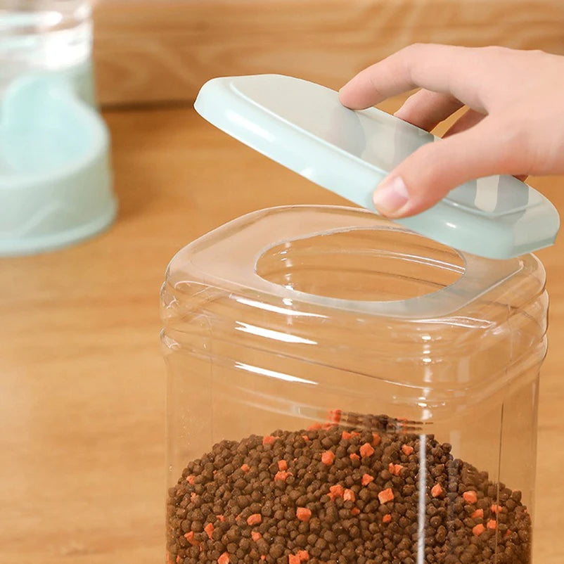 Automatic Pet Feeder And Water Dispenser 3.8L Set
