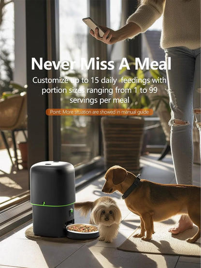 Smart Automatic Pet Feeder With 1080P Camera & App Control