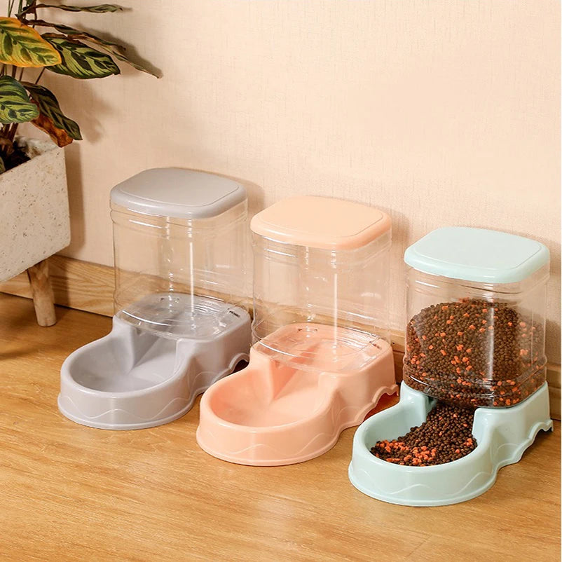 Automatic Pet Feeder And Water Dispenser 3.8L Set